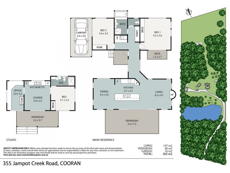 355 Jampot Creek Road, Cooran QLD 4569 Floorplan