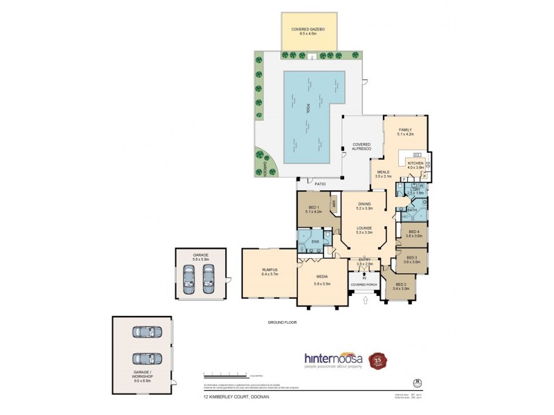 12 Kimberley Court, Doonan QLD 4562 Floorplan
