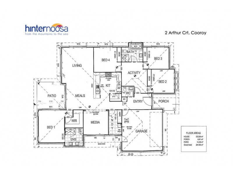 2 Arthur Court, Cooroy QLD 4563 Floorplan