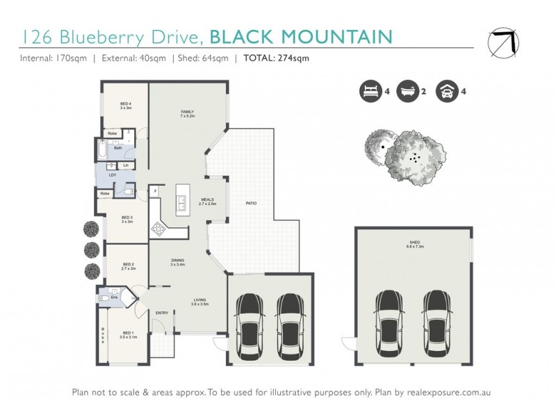 126 Blueberry Drive, Black Mountain QLD 4563 Floorplan