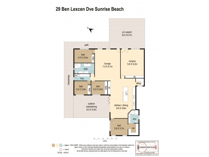 29 Ben Lexcen Drive, Sunrise Beach QLD 4567 Floorplan