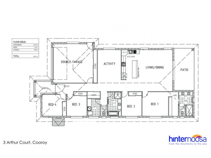 3 Arthur Court, Cooroy QLD 4563 Floorplan