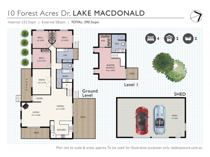 10 Forest Acres Drive, Lake Macdonald QLD 4563 Floorplan