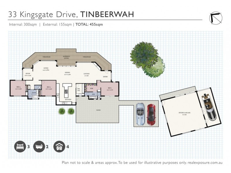 33 Kingsgate Drive, Tinbeerwah QLD 4563 Floorplan