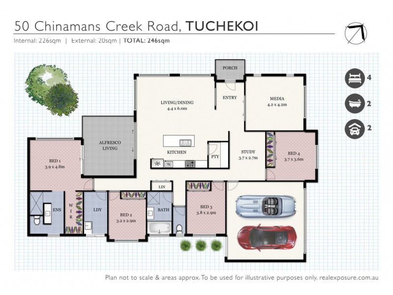 50 Chinamans Creek Road, Tuchekoi QLD 4570 Floorplan