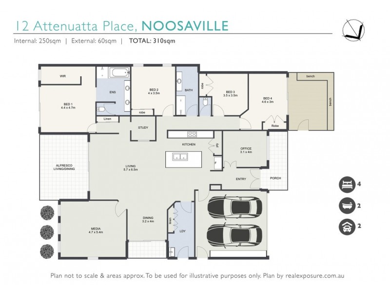 12 Attenuatta Place, Noosaville QLD 4566 Floorplan