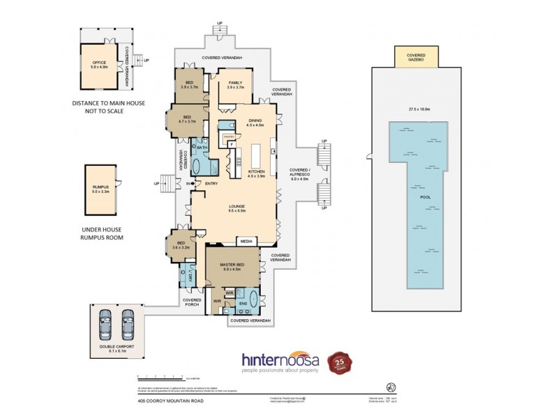 405 Cooroy Mountain Rd, Cooroy Mountain QLD 4563 Floorplan