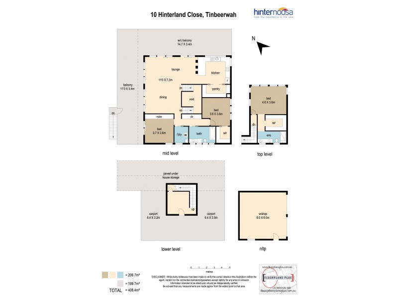 10 Hinterland Close, Tinbeerwah QLD 4563 Floorplan