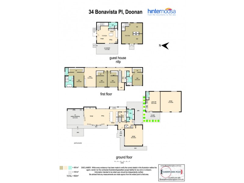 34 Bonavista Crescent, Doonan QLD 4562 Floorplan