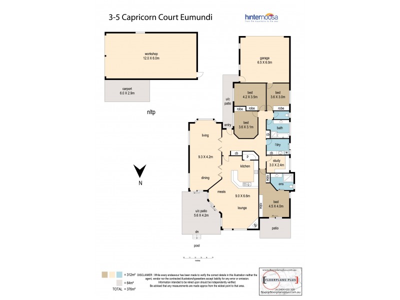 3 Capricorn Court, Eumundi QLD 4562 Floorplan