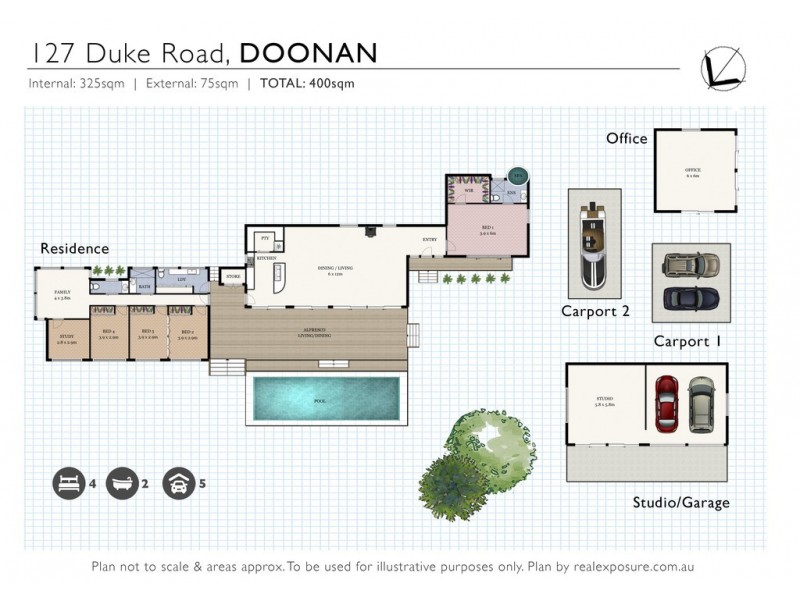 127 Duke Road, Doonan QLD 4562 Floorplan