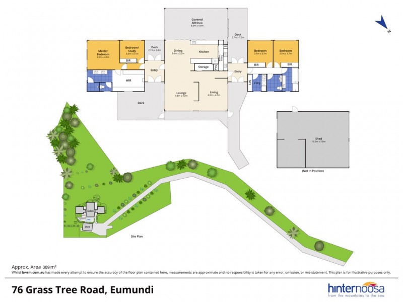76 Grasstree Road, Eumundi QLD 4562 Floorplan