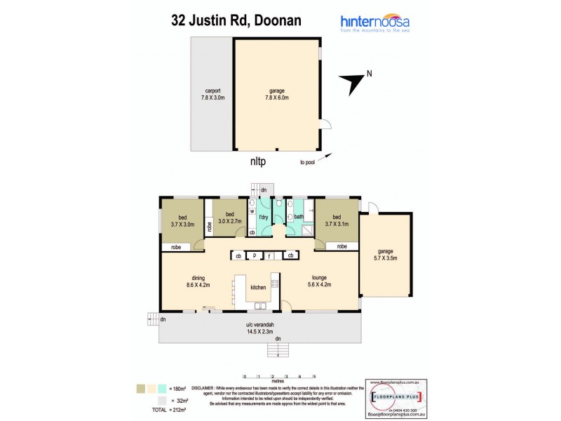 32 Justin Road, Doonan QLD 4562 Floorplan