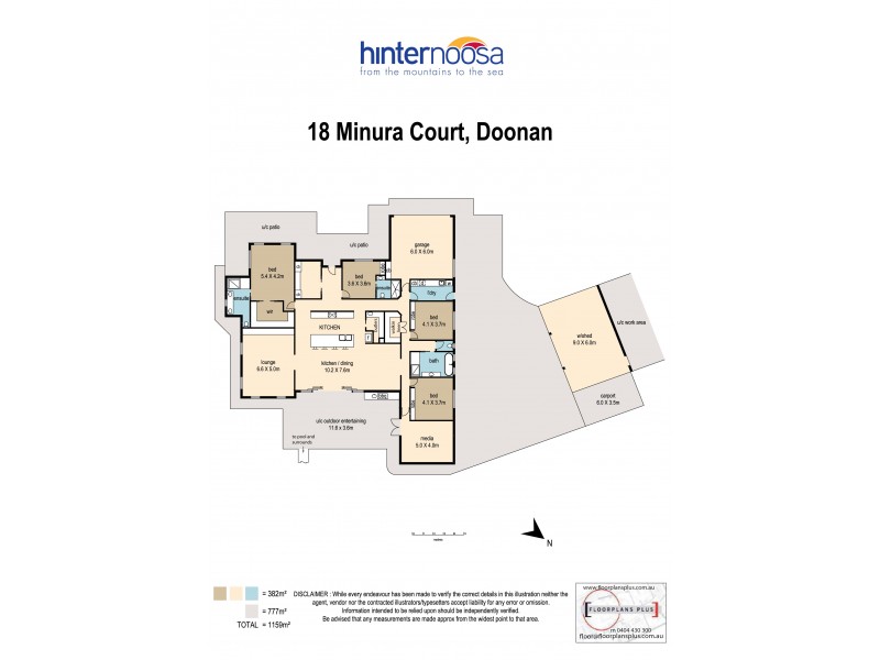 18 Minura Ct, Doonan QLD 4562 Floorplan