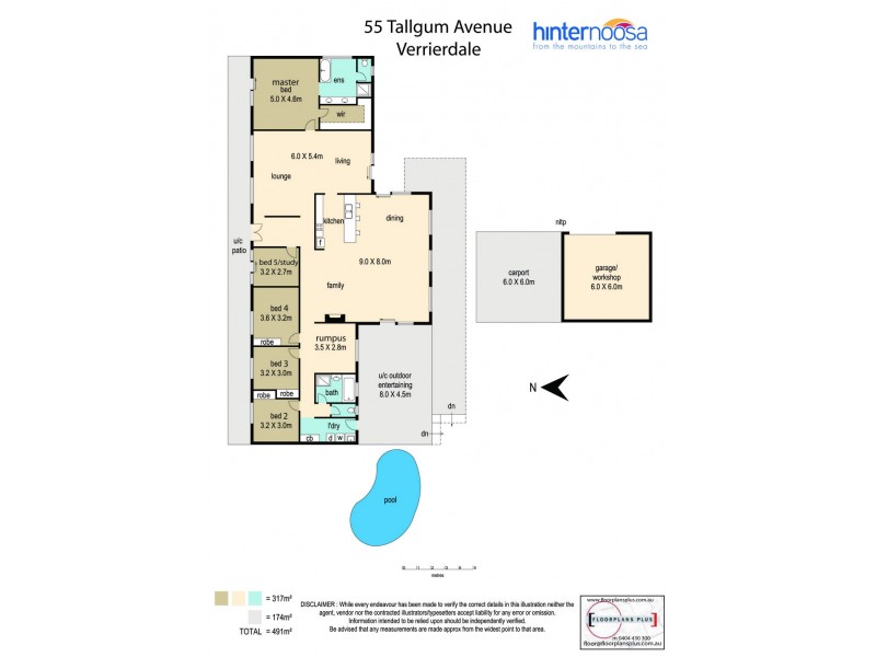 55-59 Tallgum Ave, Verrierdale QLD 4562 Floorplan