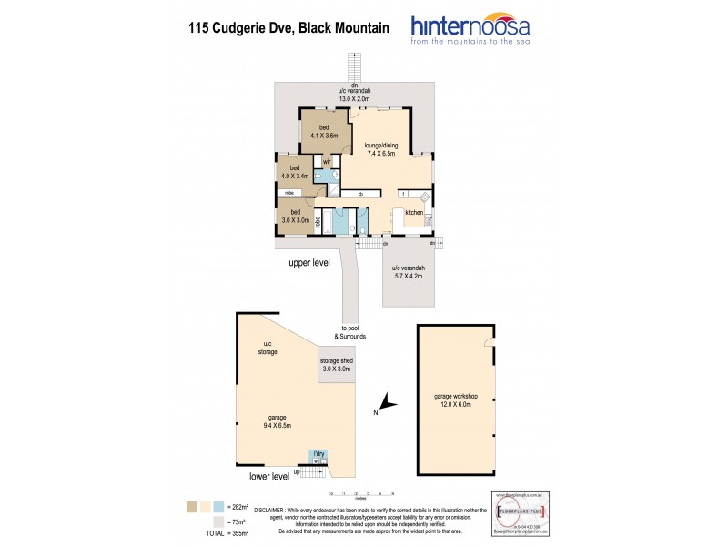 115 Cudgerie Drive, Black Mountain QLD 4563 Floorplan