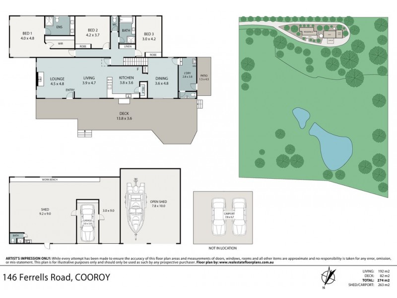 146 Ferrells Rd, Cooroy QLD 4563 Floorplan