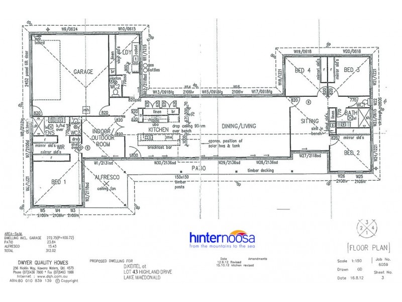 43 Highland Dr, Lake Macdonald QLD 4563 Floorplan
