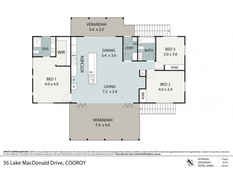 36 Lake Macdonald Drive, Cooroy QLD 4563 Floorplan