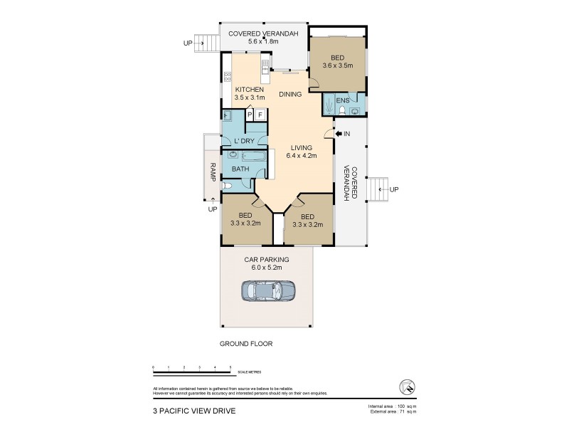 3 Pacific View Drive, Tinbeerwah QLD 4563 Floorplan