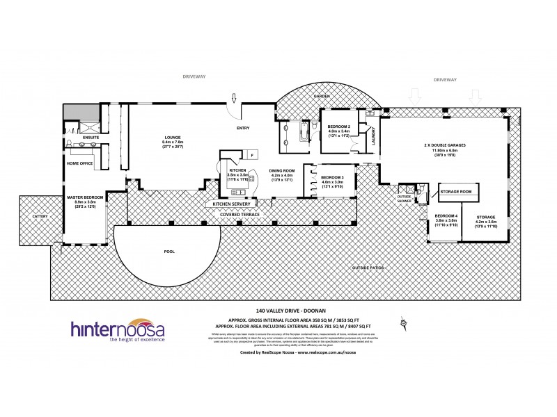 140 Valley Dr, Doonan QLD 4562 Floorplan