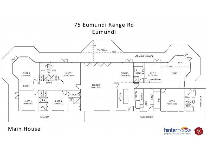 75 Eumundi Range Rd, Eumundi QLD 4562 Floorplan