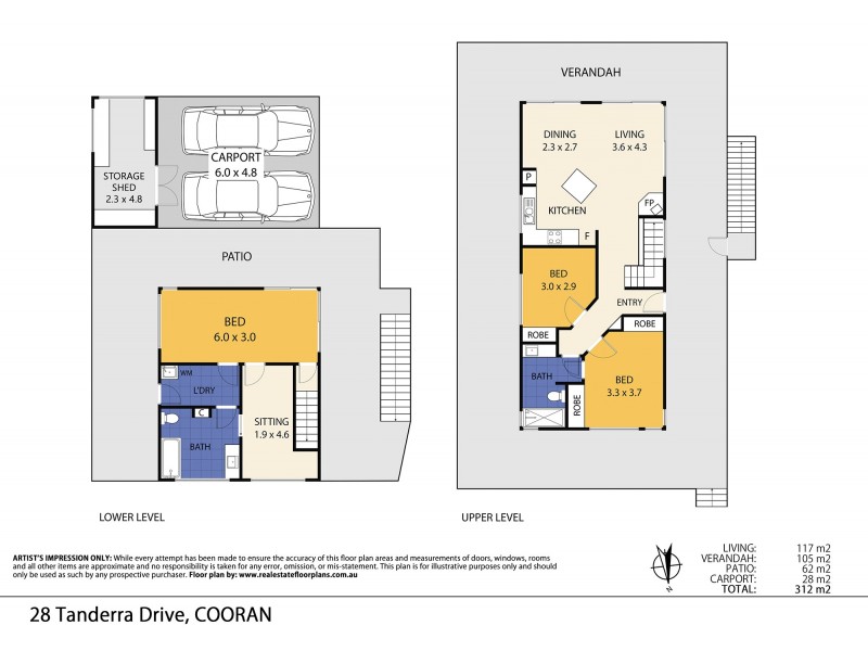 28 Tanderra Drive, Cooran QLD 4569 Floorplan