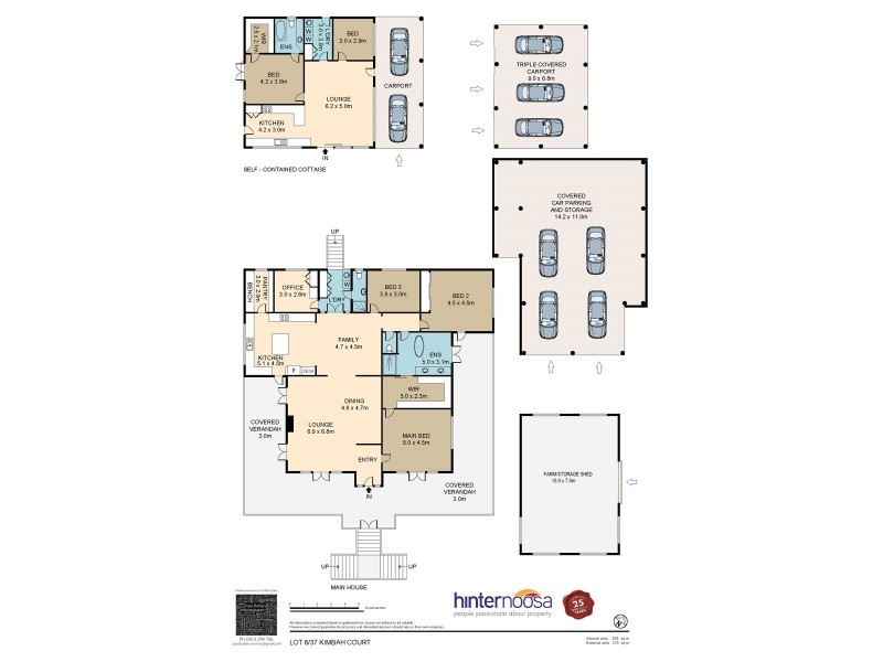 37 Kimbah Ct, Cooroibah QLD 4565 Floorplan