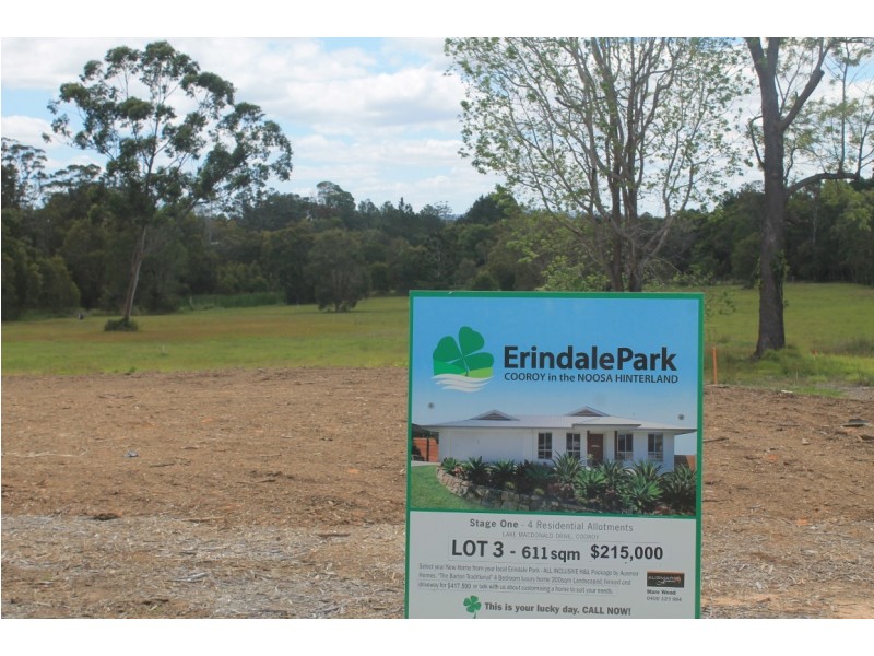 Lot 3 Lake MacDonald Dr, Cooroy QLD 4563