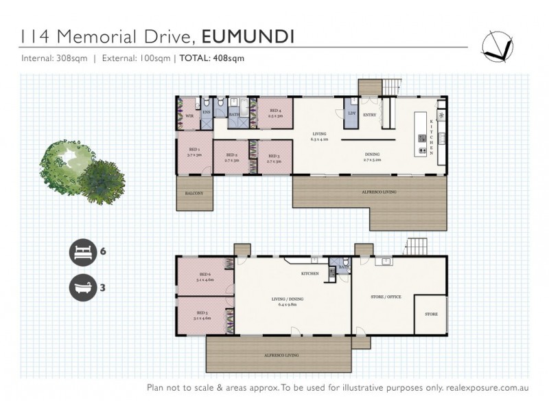 114 Memorial Drive, Eumundi QLD 4562 Floorplan