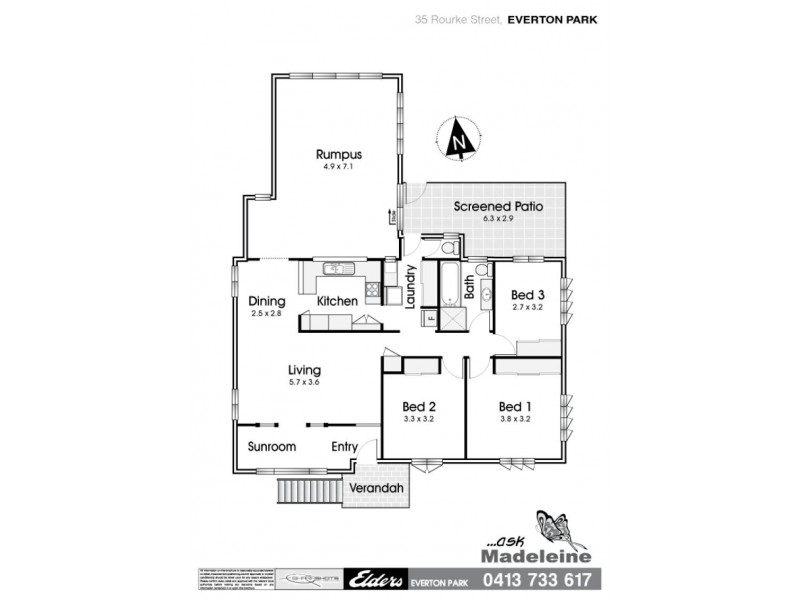 35 Rourke Street, Everton Park QLD 4053 Floorplan