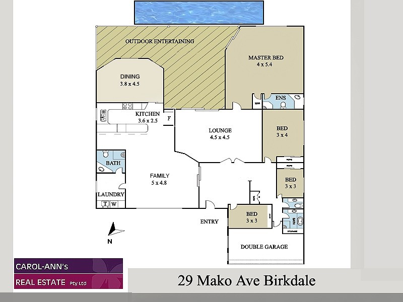 29 Mako Avenue, Birkdale QLD 4159 Floorplan