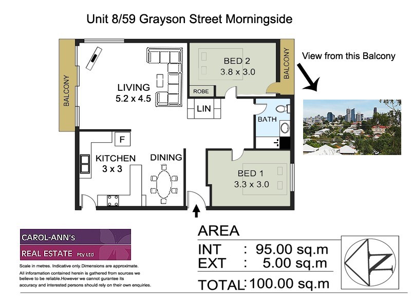 8/59 Grayson Street, Morningside QLD 4170 Floorplan