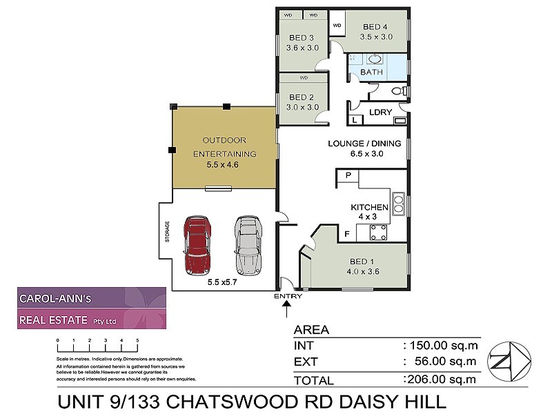 9/133 Chatswood Road, Daisy Hill QLD 4127 Floorplan