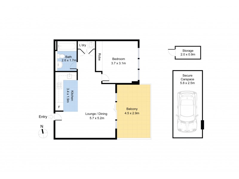 62/6 Park  Avenue, Waitara NSW 2077 Floorplan