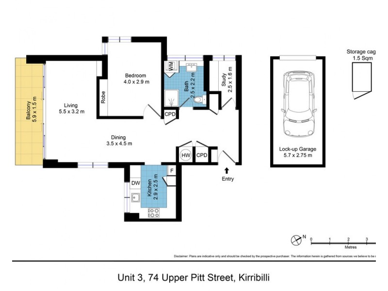 3/74 Upper Pitt Street, Kirribilli NSW 2061