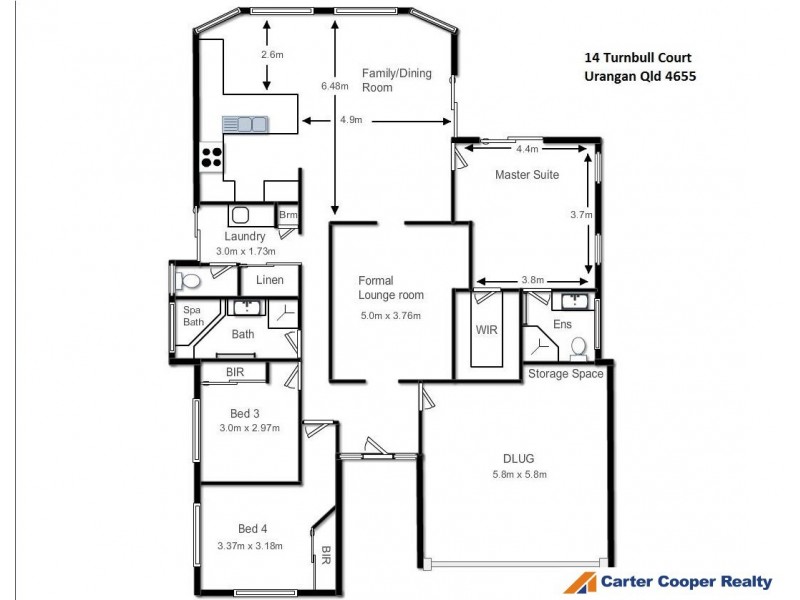 14 Turnbull Court, Urangan QLD 4655 Floorplan