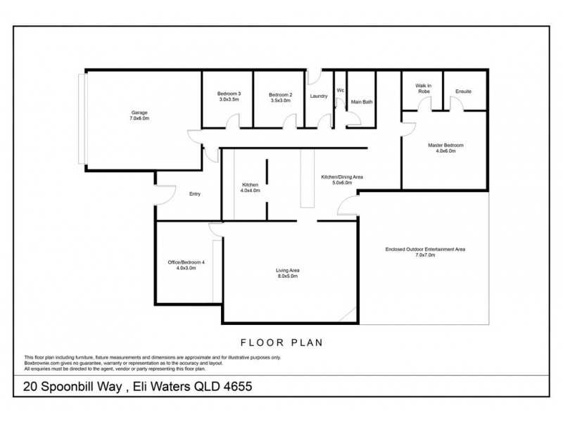 20 Spoonbill Way, Eli Waters QLD 4655 Floorplan