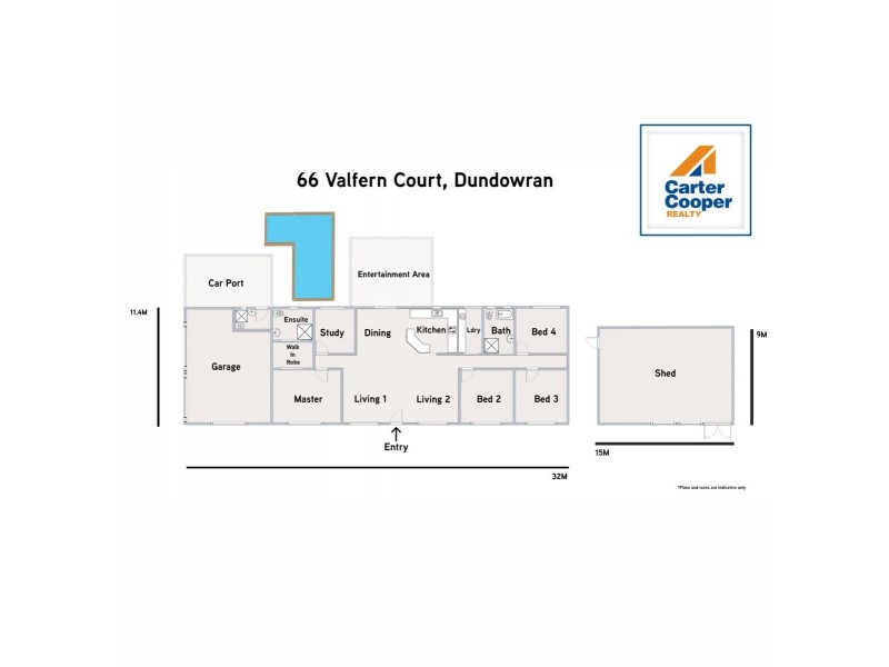 66 Valfern Court, Dundowran QLD 4655 Floorplan