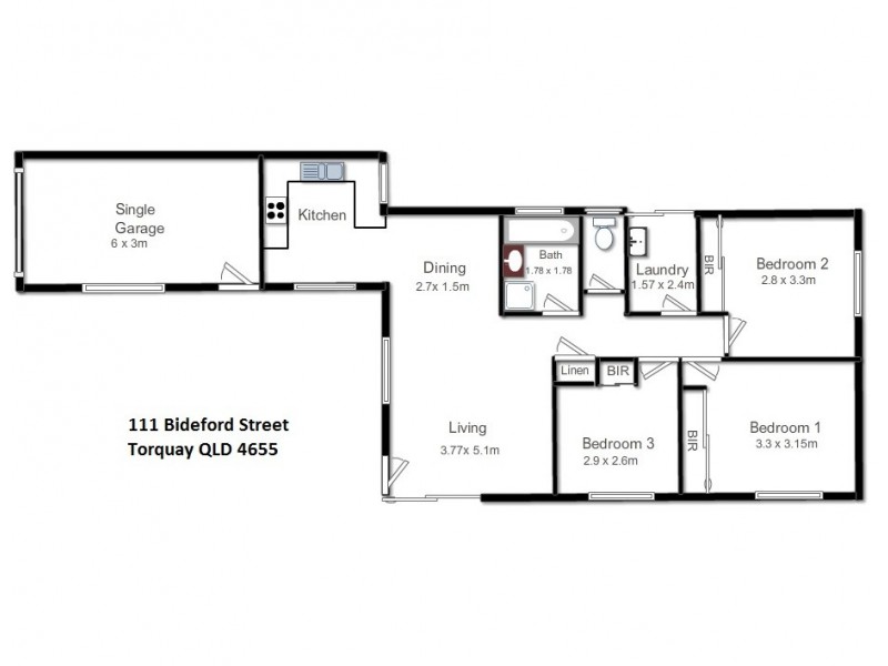 111 Bideford Street, Torquay QLD 4655 Floorplan