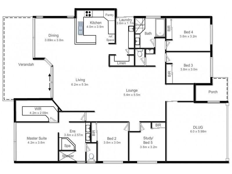 55 Gundesen Drive, Urraween QLD 4655 Floorplan