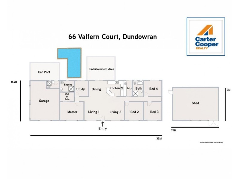 66 Valfern Court, Dundowran QLD 4655 Floorplan