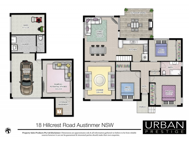 18 Hillcrest Road, Austinmer NSW 2515 Floorplan