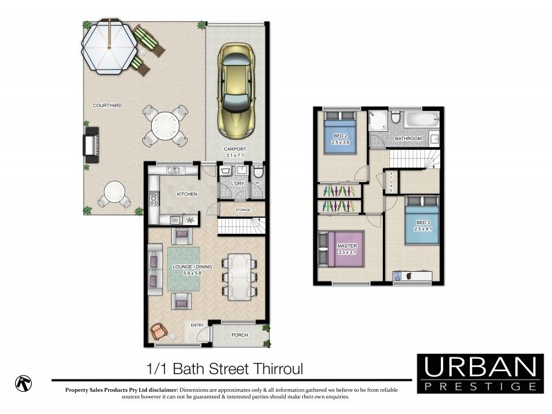 1/1-3 Bath Street, Thirroul NSW 2515 Floorplan