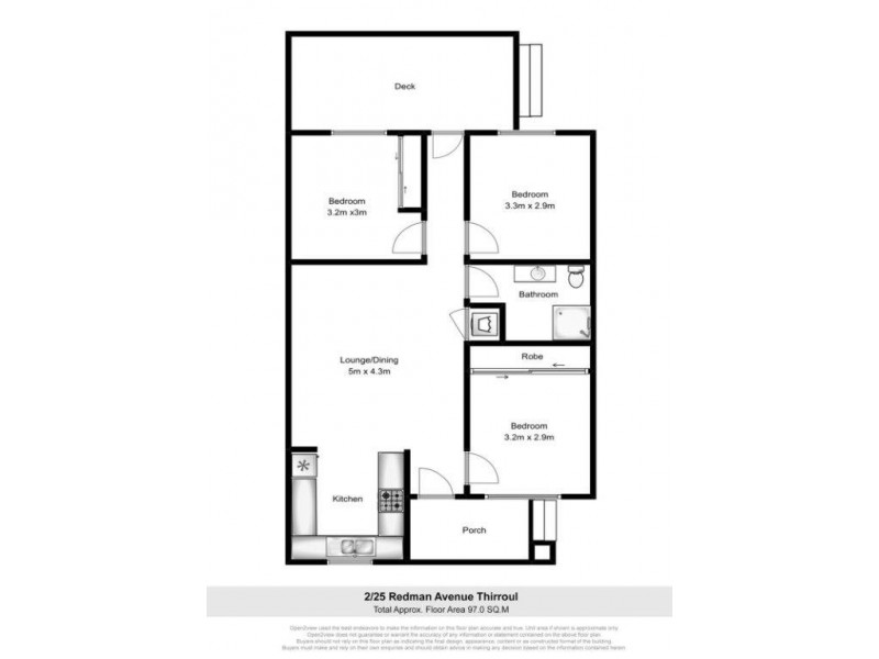 2/25 Redman Avenue, Thirroul NSW 2515 Floorplan