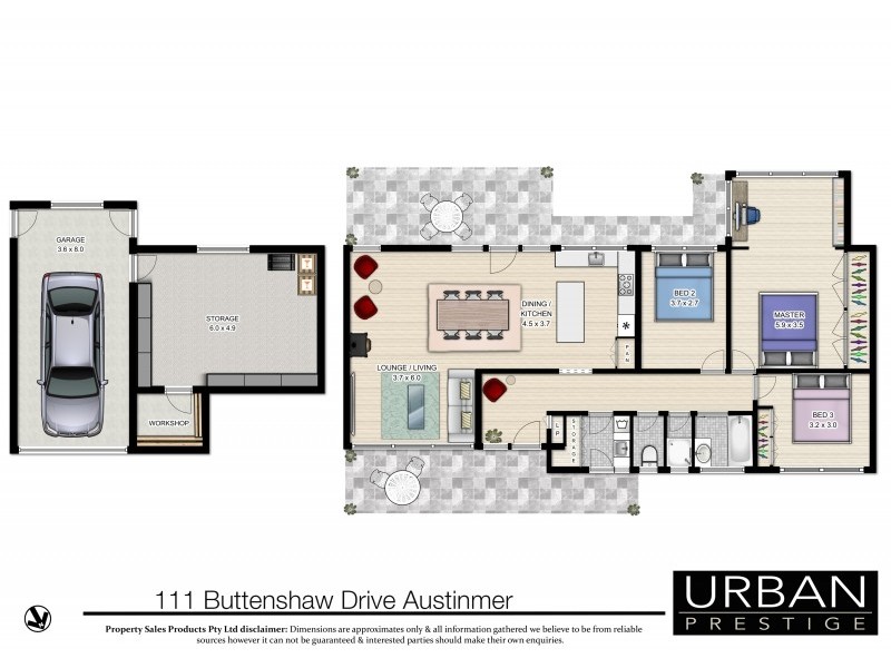 111 Buttenshaw Drive, Austinmer NSW 2515 Floorplan