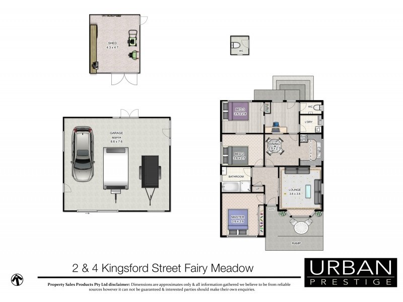 2 Kingsford Street, Fairy Meadow NSW 2519 Floorplan