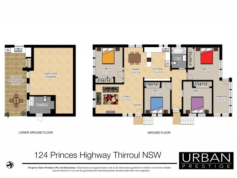 124 Princes Highway, Thirroul NSW 2515 Floorplan
