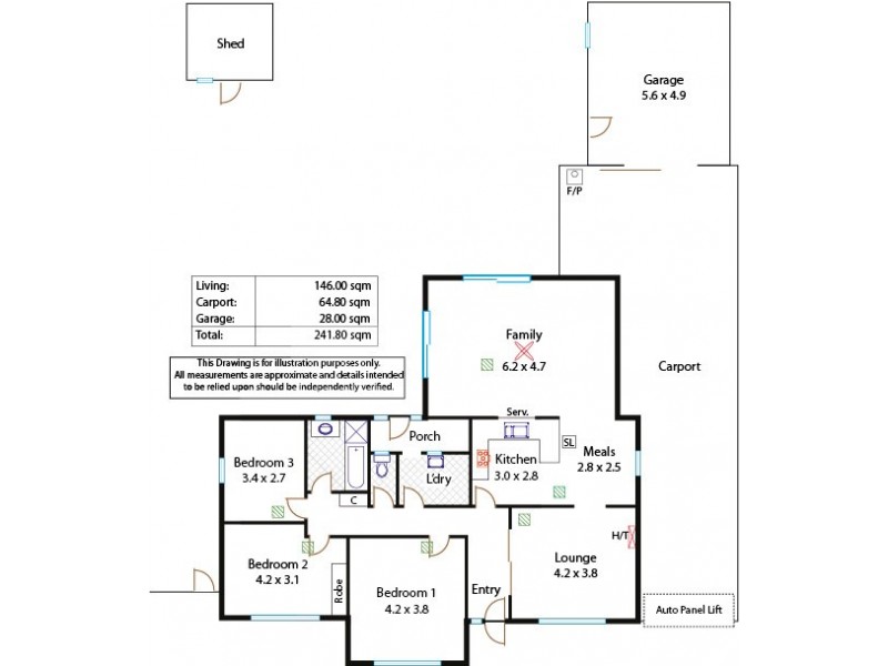 5 St Ives Drive, Parafield Gardens SA 5107 Floorplan