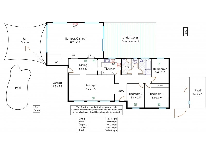 1 Lincoln Avenue, Salisbury East SA 5109 Floorplan